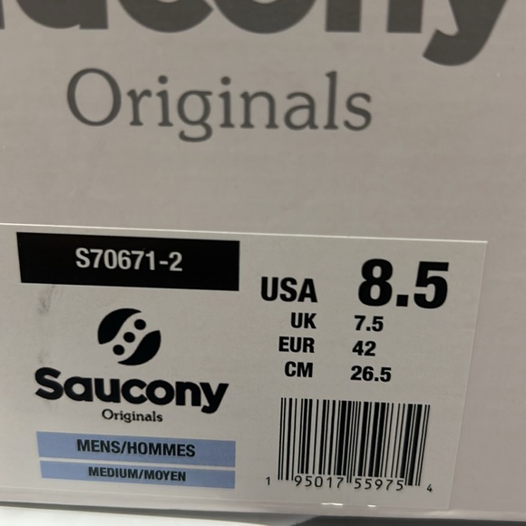 🆕 Saucony Unisex Jazz Court Premium Shoes S70671-2 SZ 8.5 Men's White / Green - Picture 6 of 9